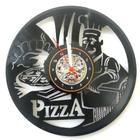 Relógio De Parede,disco De Vinil, Pizzaria, Pizza, Decoração