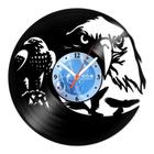 Relógio De Parede Disco Vinil Animais - Águia Americana - VAN-186