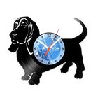 Relógio De Parede Disco Vinil Animais - Basset Hound - VAN-068