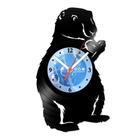 Relógio De Parede Disco Vinil Animais - Cão de Pradaria - VAN-050