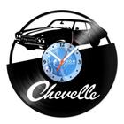Relógio De Parede Disco Vinil Carros - Chevelle - VCA-011