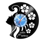 Relógio De Parede Disco Vinil Comercial - Salão de Beleza 2 - VCM-028