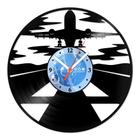 Relógio De Parede Disco Vinil Diversos - Avião Decolando - VDI-218
