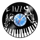 Relógio De Parede Disco Vinil Música - Jazz - VMU-082