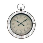 Relógio de Parede Espelhado Roma Vintage Luxo Quartz 43cm
