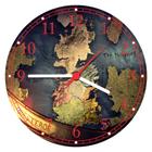 Relógio De Parede Filme Séries Game Of Thrones Mapa De Westeros Quartz Tamanho 40 Cm RC023