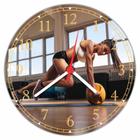 Relógio De Parede Fitness Academias Musculação Pilates Quartz Tamanho 40 Cm RC009