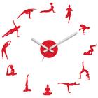 Relógio De Parede Fitness Academias Pilates Musculação