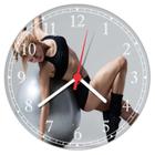 Relógio De Parede Fitness Pilates Atividade Física Decorações