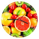 Relógio De Parede Frutas Gourmet Cozinhas Gg 50 Cm 01