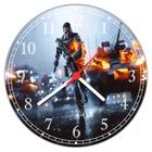 Relógio De Parede Game Battlefield Jogos Quartz Tamanho 40 Cm RC008