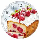 Relógio De Parede Gourmet Bolo Torta Confeitarias Padarias Quartz Tamanho 40 Cm RC035