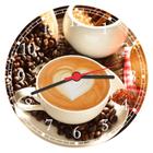 Relógio De Parede Gourmet Café Padarias Lanchonetes Salas Cozinha Quartz Tamanho 40 Cm RC004