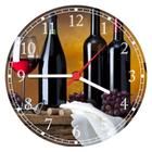 Relógio De Parede Gourmet Vinhos Adegas Restaurantes Salas Cozinha Quartz Tamanho 40 Cm RC013