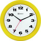 Relógio de Parede - Herweg - 21cm - Amarelo - 6103268