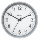 Relógio de Parede Herweg 6101-024 Quartz Redondo 22cm Cinza