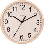Relógio de Parede Herweg 660082-324 Redondo Quartz 26cm Pinus