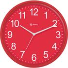 Relógio de Parede Herweg 660111-269 Redondo Quartz 26cm Vermelho