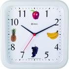 Relógio de Parede - Herweg - Frutas - 23cm - Branco - 66004921