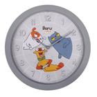 Relógio De Parede Herweg Ref: 6014-024 Cinza Boris e Rufus