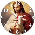 Relógio de Parede Jesus Cristo Decoração
