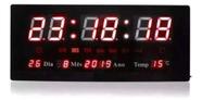 Relógio De Parede Led Digital Grande Temperatura Alarme