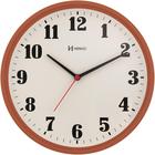 Relógio De Parede Marrom Tijolo Tic Tac Herweg 6126-302