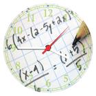 Relógio De Parede Matemática Cálculo Estudante Lojas Salas Livraria Quartz Tamanho 40 Cm RC001