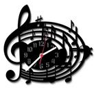 Relógio de Parede modelo Notas Musicais - ArteLaser