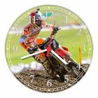 Relógio De Parede Motos Motocross Lojas Concessionárias Oficinas Salas Quartz Tamanho 40 Cm RC007 - Vital Printer