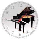Relógio De Parede Música Instrumentos Blues Jazz Piano
