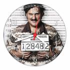 Relógio De Parede Pablo Escobar Decoração Quartz