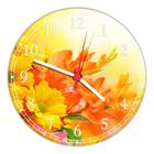 Relógio De Parede Paisagem Flores Natureza Empresas Quartos Salas Quartz Tamanho 40 Cm RC016