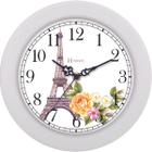 Relógio de Parede Paris 21cm Branco Herweg - 66010521
