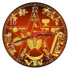 Relógio De Parede Pentagrama Tetragrammaton