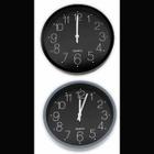 Relógio de Parede Plástico/Vidro 30cm