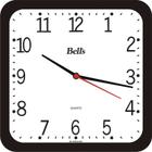 Relógio de Parede Quadrado Cozinha Sala Escritório Bell's