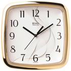 Relógio De Parede Quadrado Dourado Herweg 660026-029