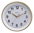 Relógio De Parede Redondo 35 Cm Herweg Cor Dourado 6824-318