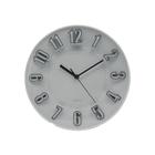 Relógio de Parede Redondo Analógico Metalizado Premium Moderno Clássico