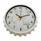 Relógio de Parede Redondo Beer Bege - YN Clock