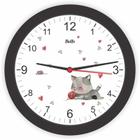Relógio de Parede Redondo Gatinho Cozinha Sala Quarto Bell's