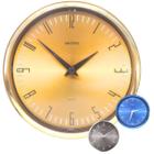 Relógio de Parede Redondo Moderno Analógico 23cm Nativo Decorativo Sala Cozinha Casa ou Escritório