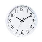 Relógio de parede redondo plástico basic 30,5 X 4 cm