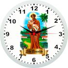 Relógio De Parede São Benedito - Santos Católicos - 24cm