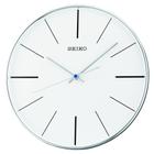 Relógio de parede Seiko QXA634ALH Caixa analógica de quartzo prateado