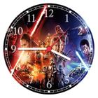 Relógio De Parede Star wars Cinema Clássicos Decorar Geek