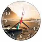 Relógio De Parede Surf Surfista Praia Onda Mar Gg 50 Cm 02