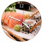 Relógio De Parede Sushi Comida Oriental Restaurantes