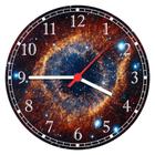 Relógio De Parede Universo Galáxia Via Láctea Planetas Salas Quartos Quartz Tamanho 40 Cm RC001
